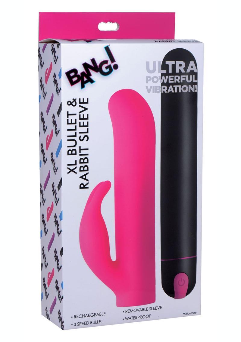 Bang! XL Bullet and Rabbit Silicone Sleeve Set - Buy At Luxury Toy X - Free 3-Day Shipping