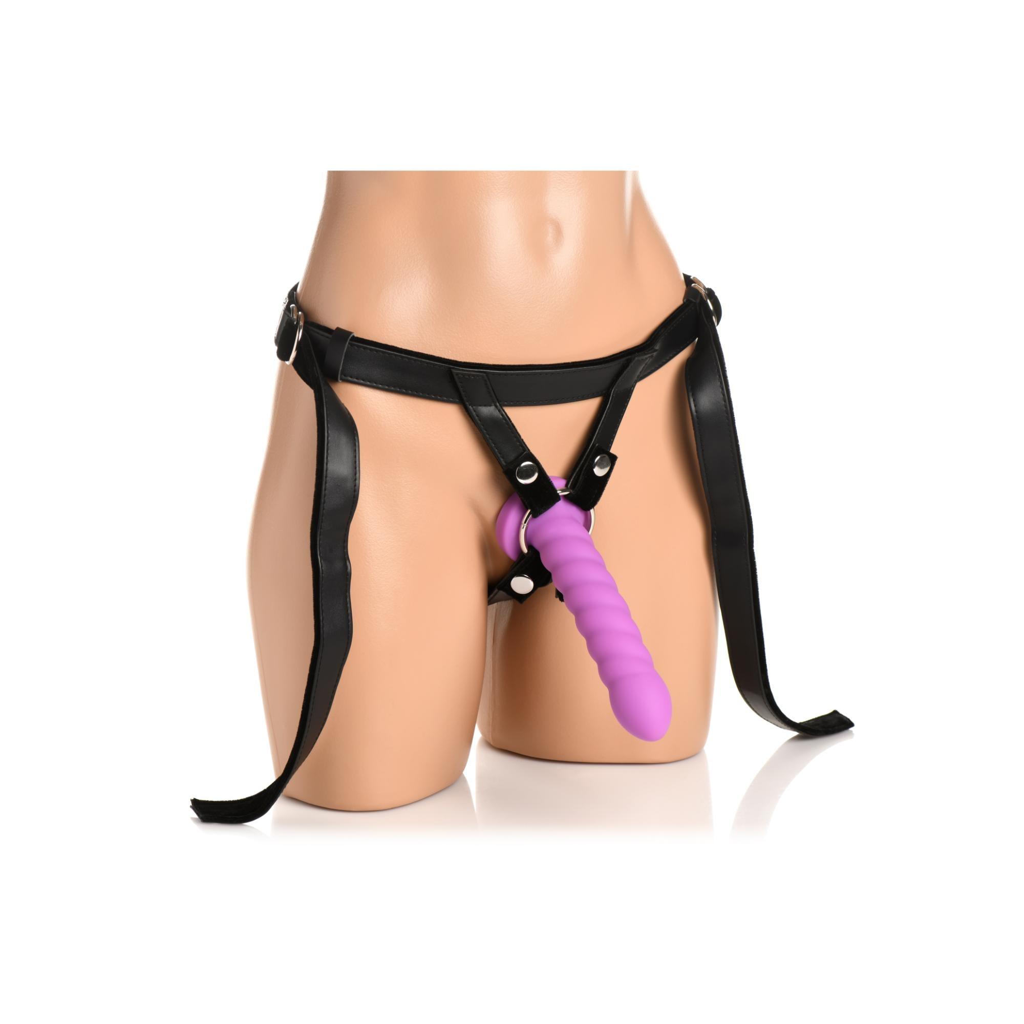 Bedroom Bliss Velvet Kiss Strap-On Harness - Buy At Luxury Toy X - Free 3-Day Shipping