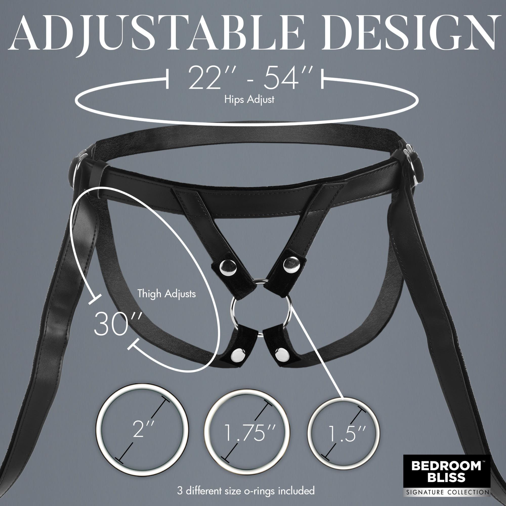Bedroom Bliss Velvet Kiss Strap-On Harness - Buy At Luxury Toy X - Free 3-Day Shipping