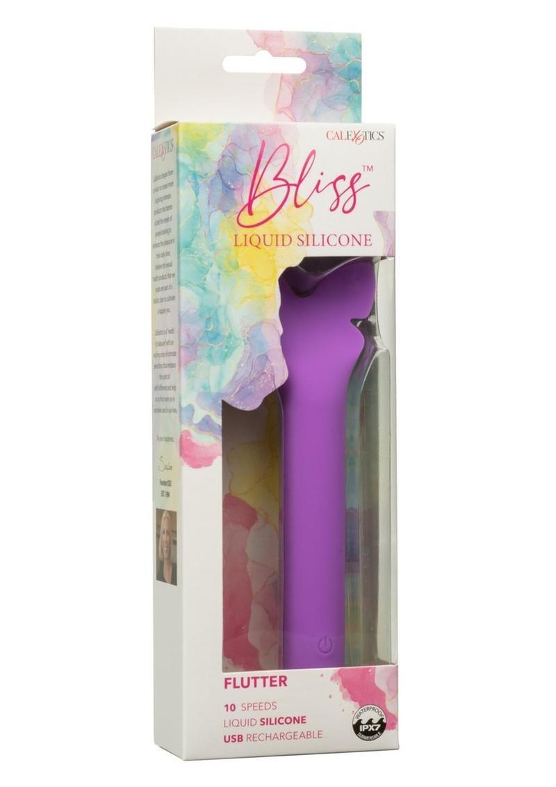 Bliss Liquid Silicone Flutter Rechargeable Clitoral Stimulator - Buy At Luxury Toy X - Free 3-Day Shipping