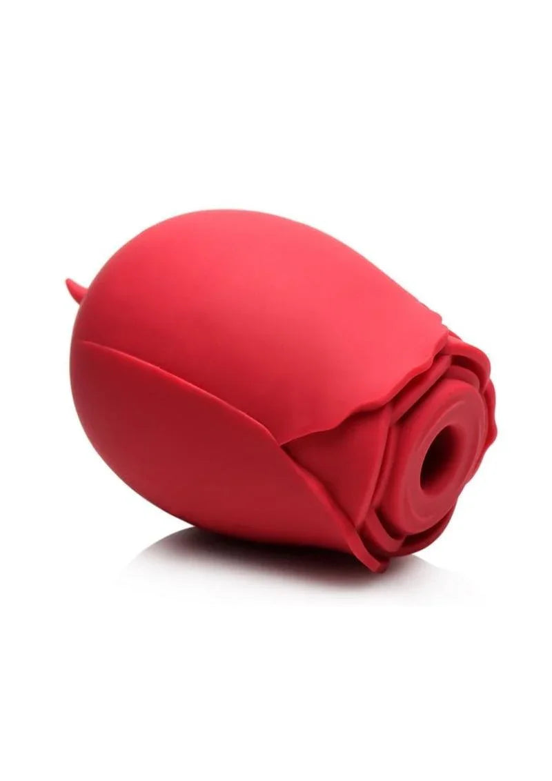 Bloomgasm Double Tease Rose 10X Rechargeable Silicone Sucking & Licking Stimulator - Buy At Luxury Toy X - Free 3-Day Shipping