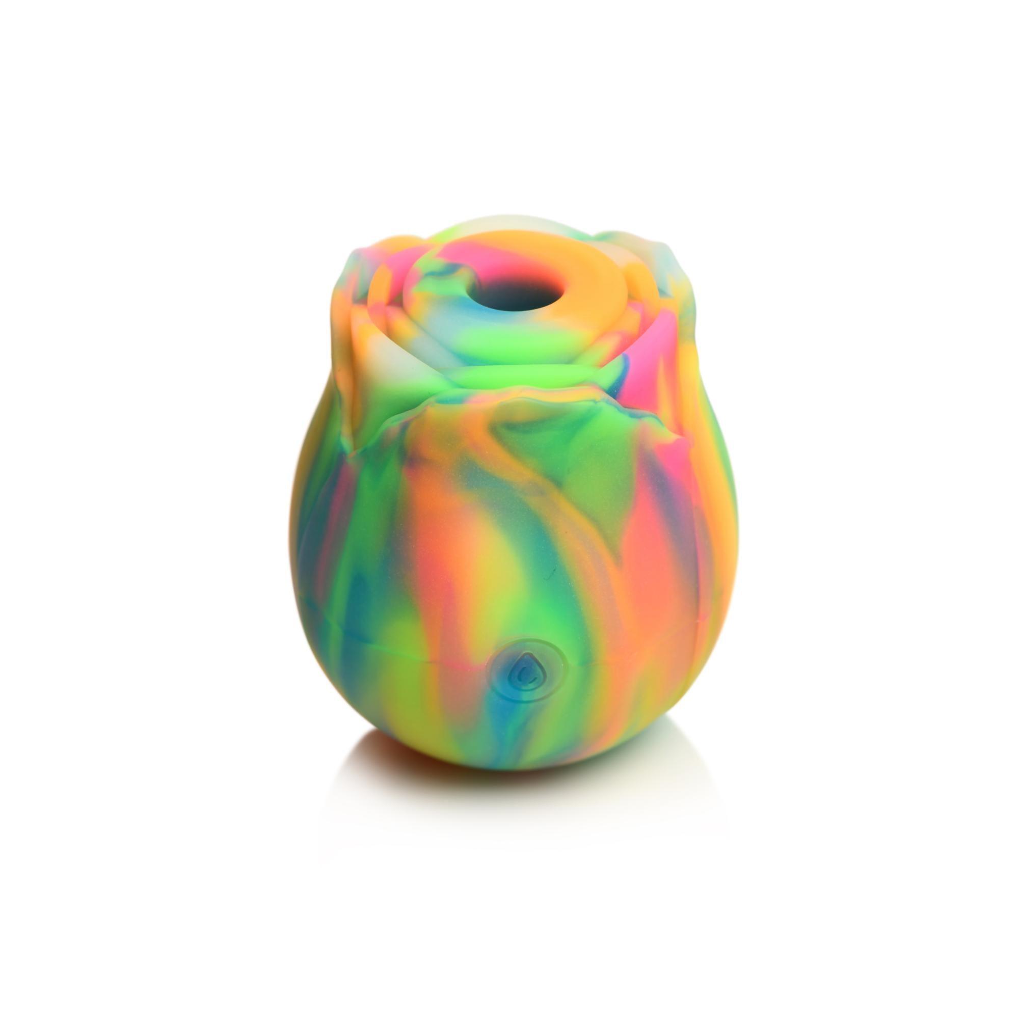 Bloomgasm Glow Rose Rechargeable Silicone Glow-in-the-Dark Rose Clit Stimulator - Buy At Luxury Toy X - Free 3-Day Shipping