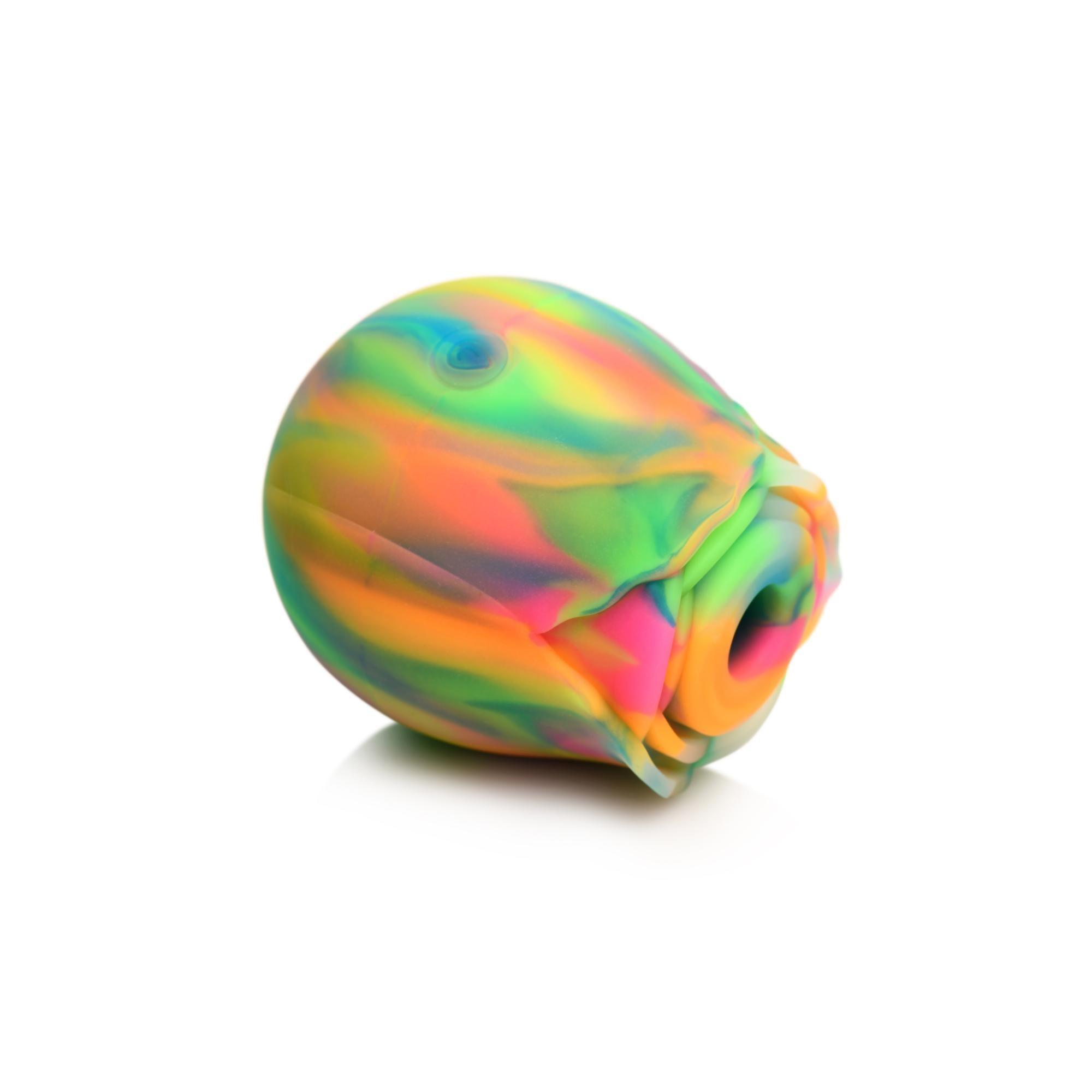 Bloomgasm Glow Rose Rechargeable Silicone Glow-in-the-Dark Rose Clit Stimulator - Buy At Luxury Toy X - Free 3-Day Shipping