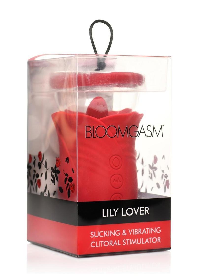 Bloomgasm Lily Lover Sucking & Vibrating Rechargeable Silicone Clitoral Stimulator - Buy At Luxury Toy X - Free 3-Day Shipping