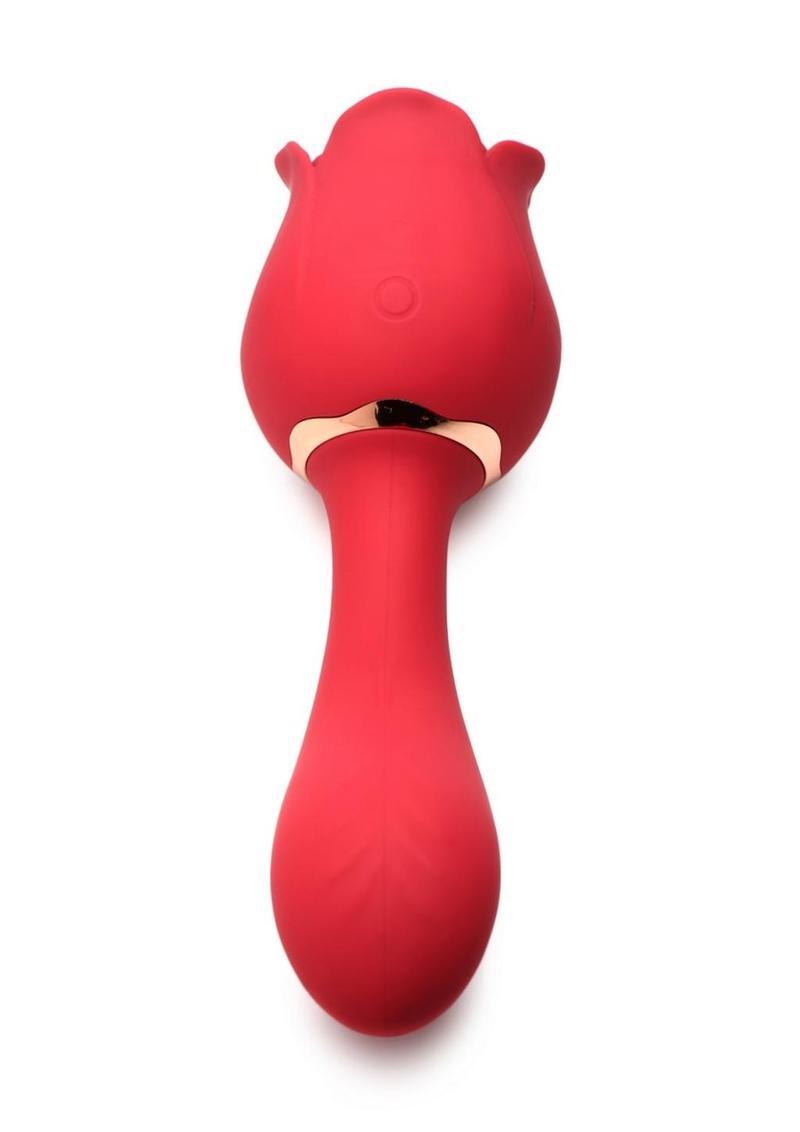 Bloomgasm Regal Rose Licking Rose Silicone Clitoral Vibrator - Buy At Luxury Toy X - Free 3-Day Shipping
