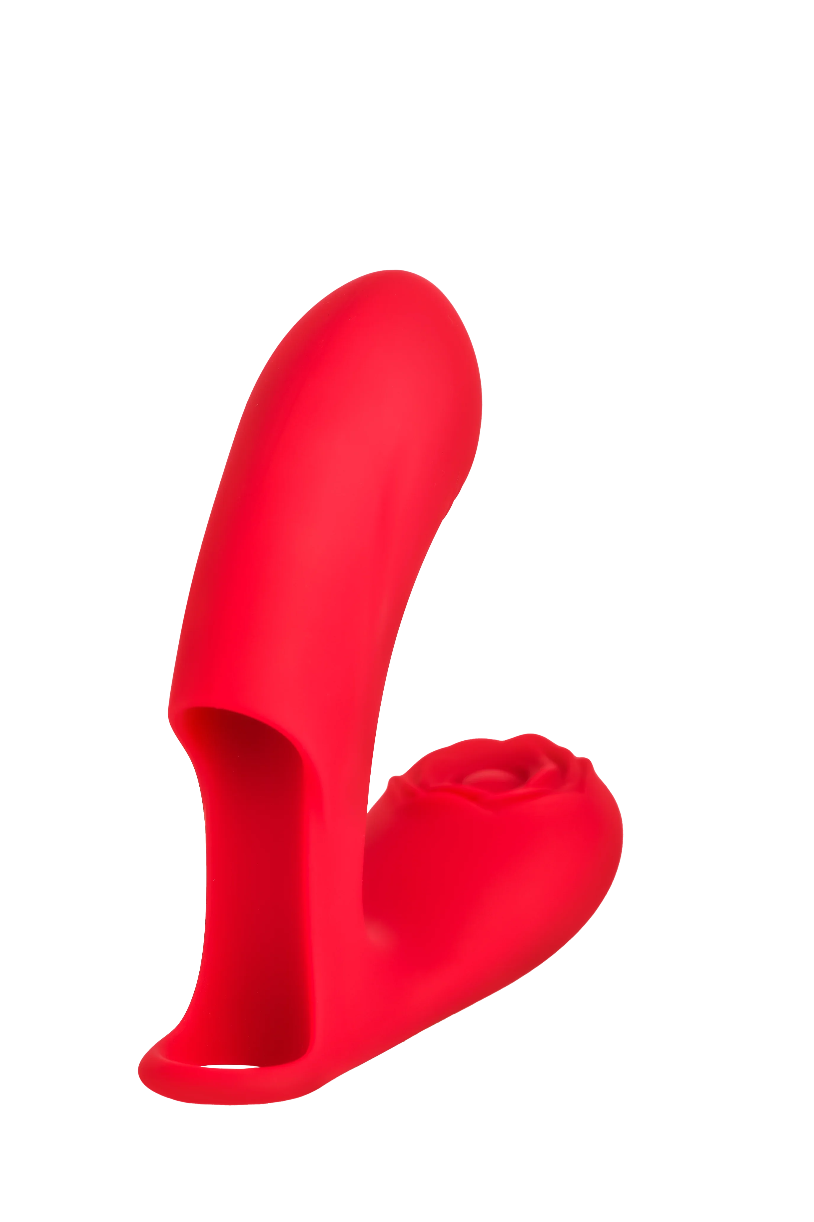 Bloomgasm Rose Touch Pulsing Rechargeable Silicone Finger Vibrator – Double the Sensation, Double the Pleasure! - Buy At Luxury Toy X - Free 3-Day Shipping