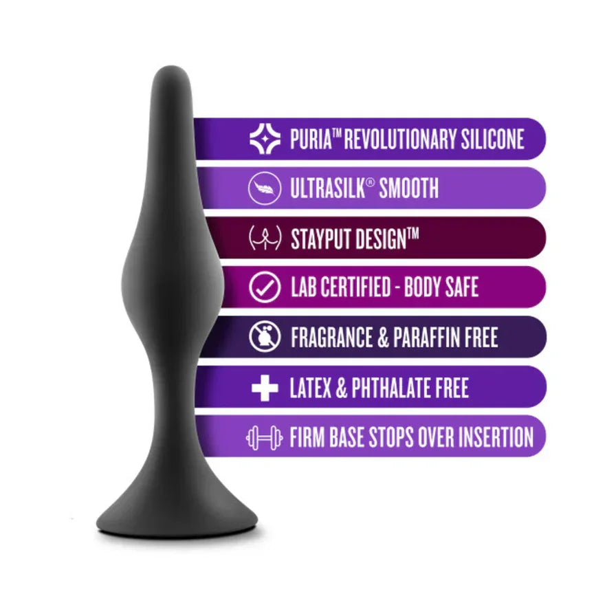 Blush Anal Adventures Platinum Silicone 3-Piece Beginner Plug Kit - Buy At Luxury Toy X - Free 3-Day Shipping