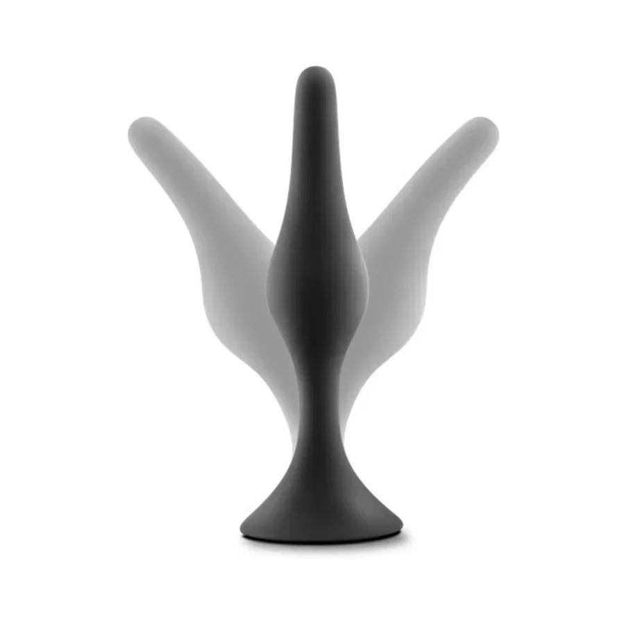 Blush Anal Adventures Platinum Silicone 3-Piece Beginner Plug Kit - Buy At Luxury Toy X - Free 3-Day Shipping
