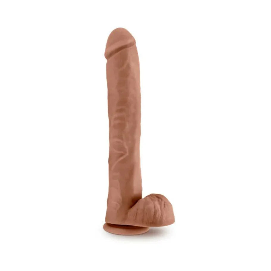 Blush Au Naturel Daddy 14 in. Posable Dual Density Dildo with Balls & Suction Cup - Buy At Luxury Toy X - Free 3-Day Shipping