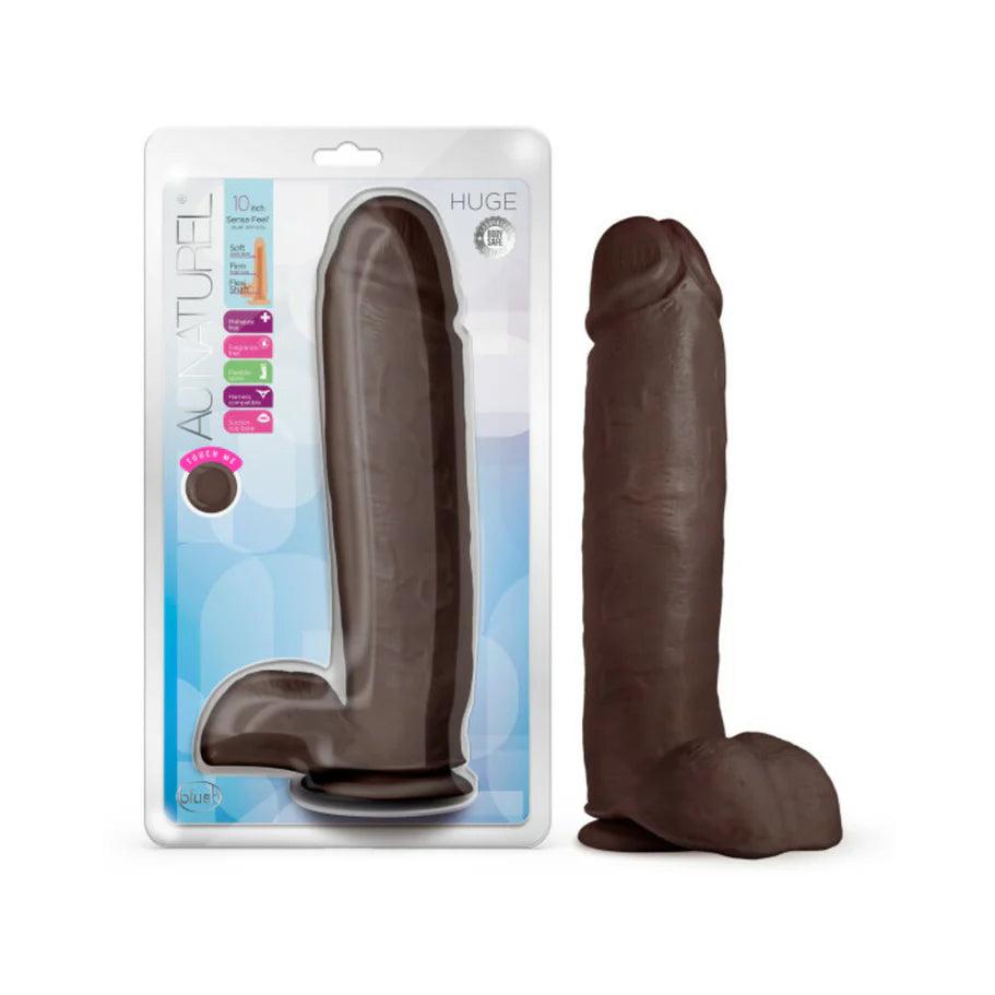 Blush Au Naturel Huge 10 in. Posable Dual Density Dildo with Balls & Suction Cup - Buy At Luxury Toy X - Free 3-Day Shipping