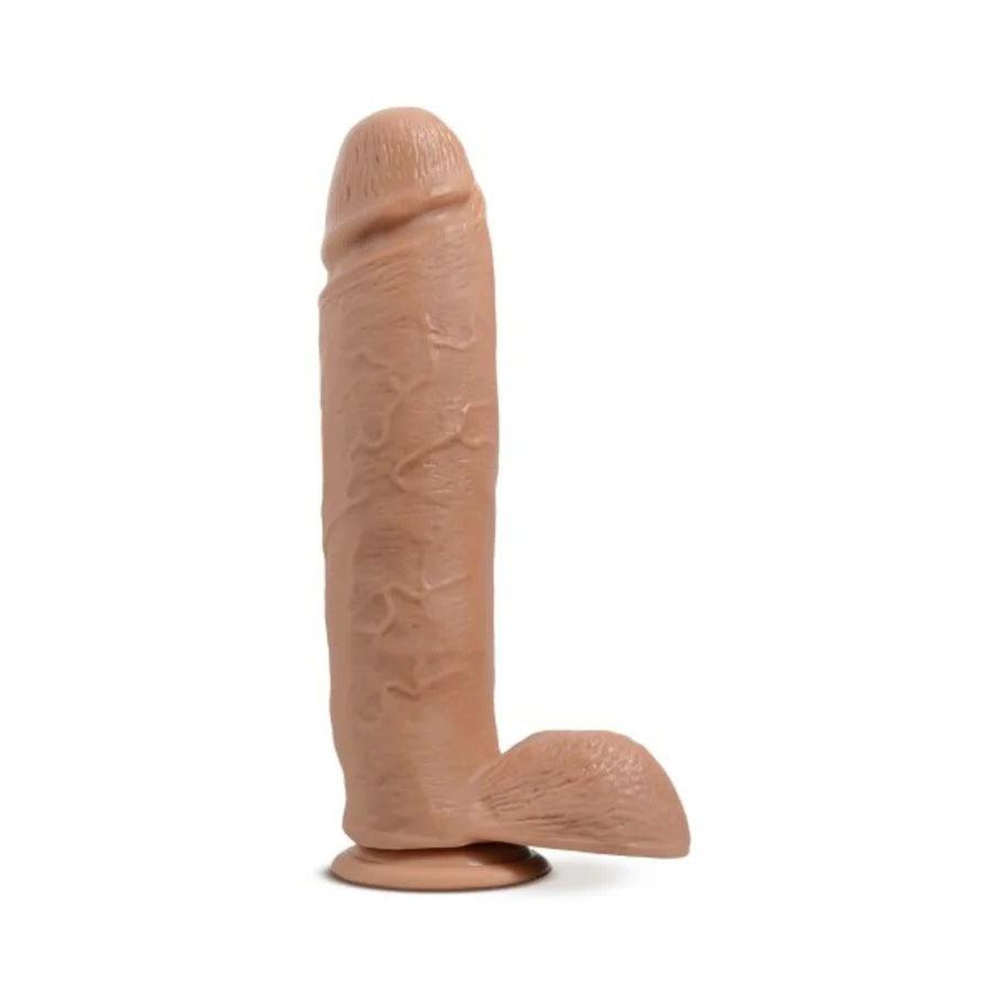Blush Au Naturel Huge 10 in. Posable Dual Density Dildo with Balls & Suction Cup - Buy At Luxury Toy X - Free 3-Day Shipping