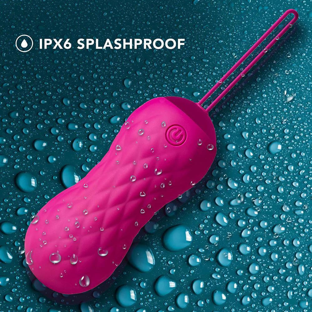 Blush Carina Rechargeable Silicone Vibrating Egg - Velvet Fuchsia - Buy At Luxury Toy X - Free 3-Day Shipping