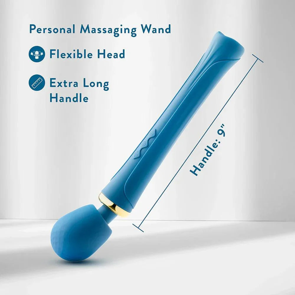 Blush Collection Dianna Rechargeable Silicone Massager - Teal - Buy At Luxury Toy X - Free 3-Day Shipping