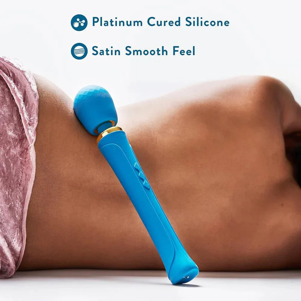 Blush Collection Dianna Rechargeable Silicone Massager - Teal - Buy At Luxury Toy X - Free 3-Day Shipping