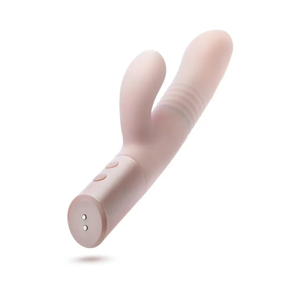 Blush Collection Fraya Rechargeable Silicone Rabbit Vibrator - Pink - Buy At Luxury Toy X - Free 3-Day Shipping