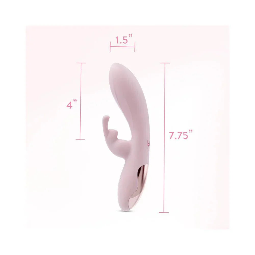 Blush Collection Morgan Rechargeable Silicone Rabbit Vibrator - Pink - Buy At Luxury Toy X - Free 3-Day Shipping
