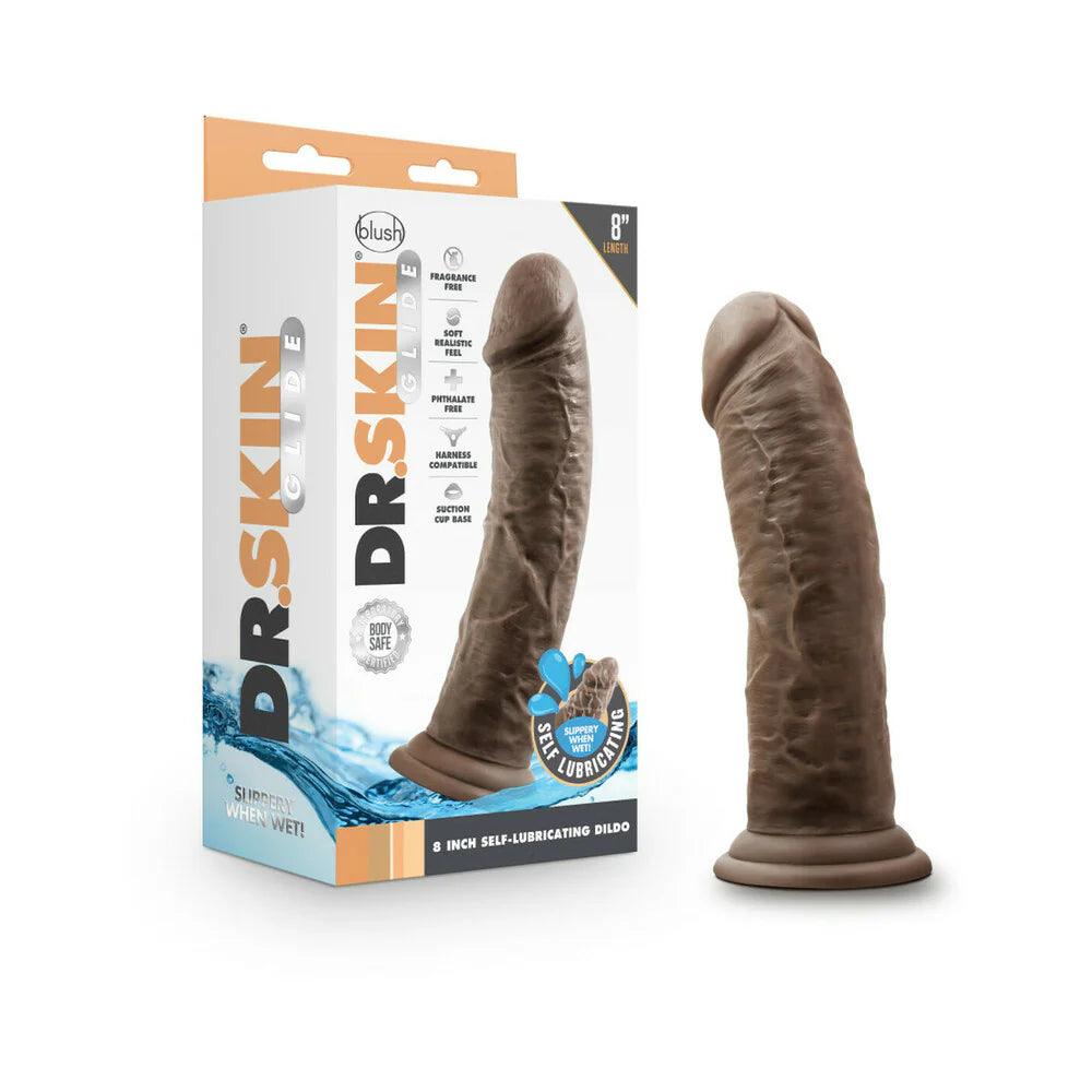 Blush Dr. Skin Glide Gold Collection Self Lubricating Dildo 8in - Buy At Luxury Toy X - Free 3-Day Shipping