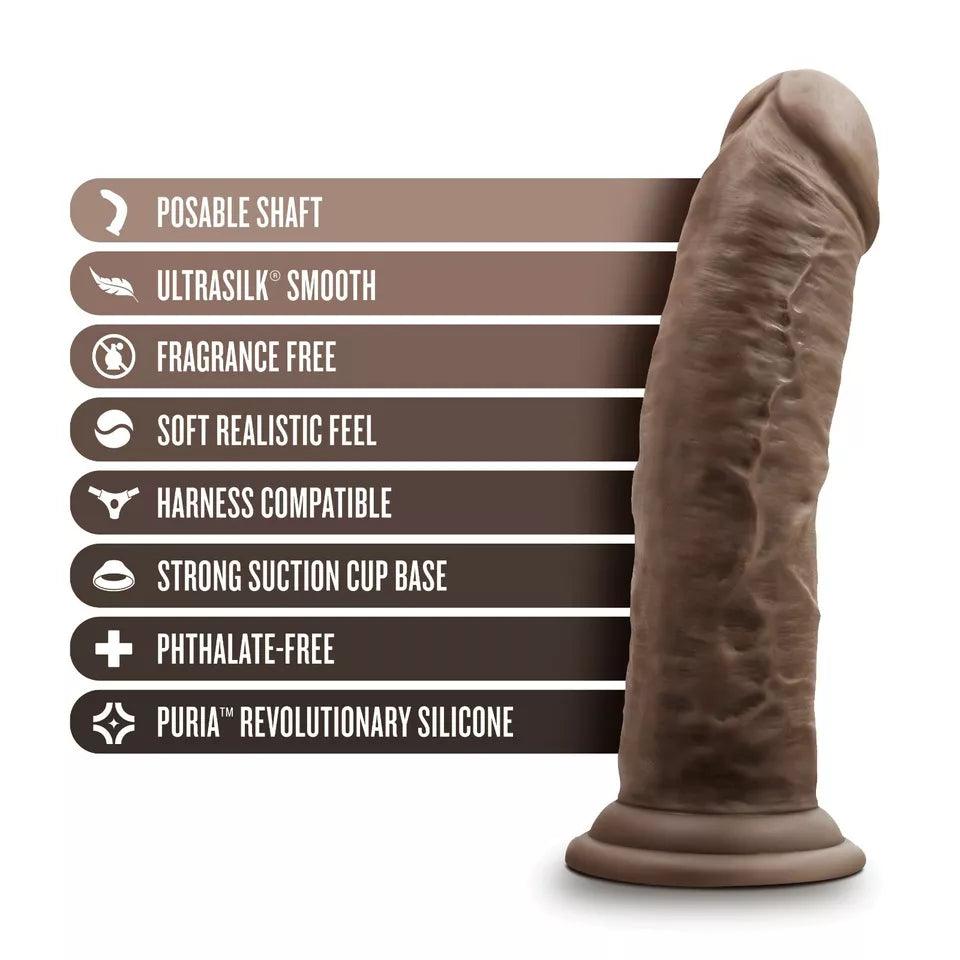 Blush Dr. Skin Platinum Collection Dr. Shepherd Silicone Dildo with Suction Cup 8in - Buy At Luxury Toy X - Free 3-Day Shipping