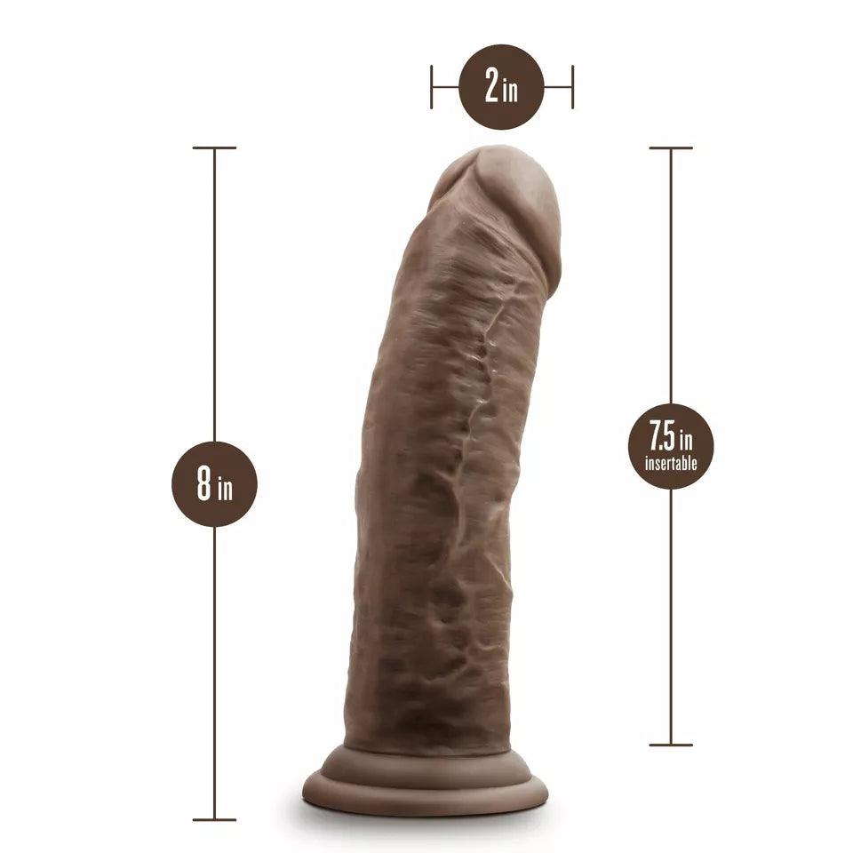 Blush Dr. Skin Platinum Collection Dr. Shepherd Silicone Dildo with Suction Cup 8in - Buy At Luxury Toy X - Free 3-Day Shipping