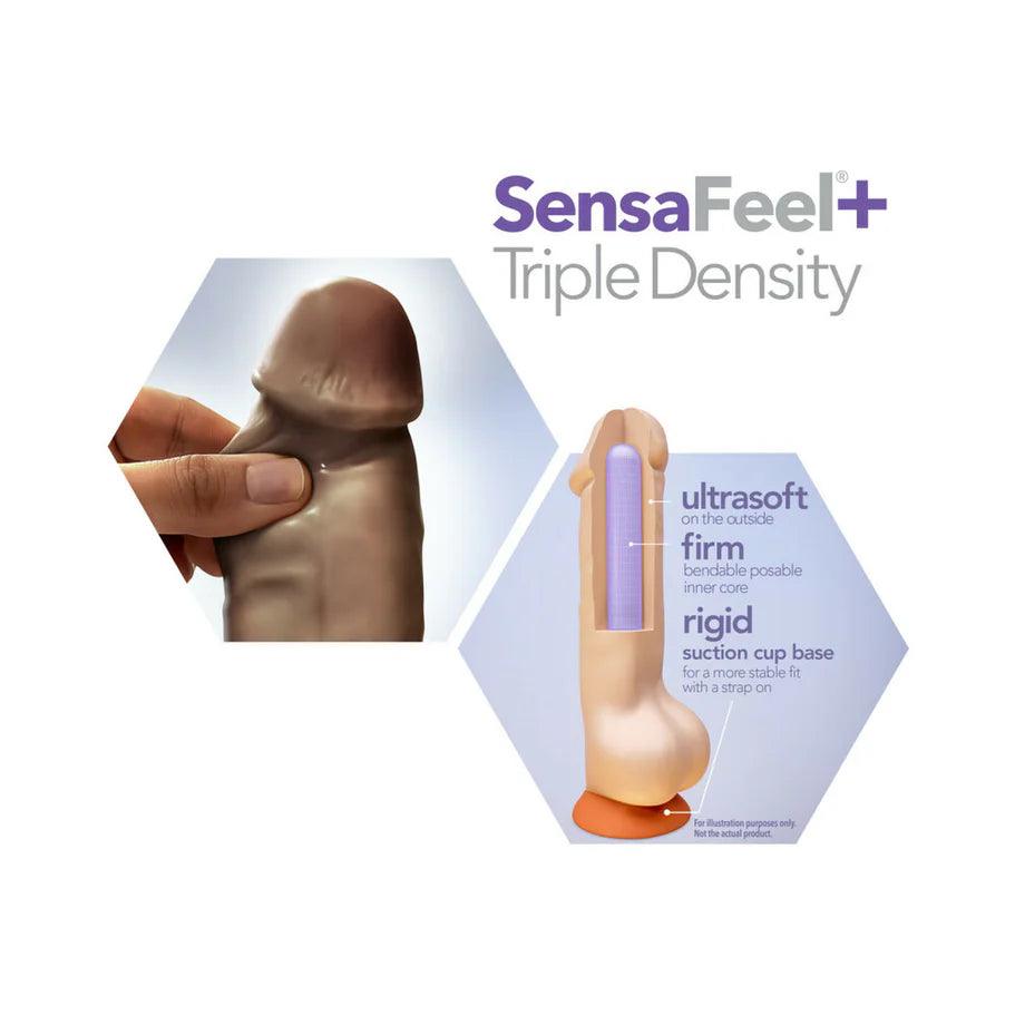 Blush Dr. Skin Plus Thick 8 in. Triple Density Posable Dildo with Suction Cup - Buy At Luxury Toy X - Free 3-Day Shipping