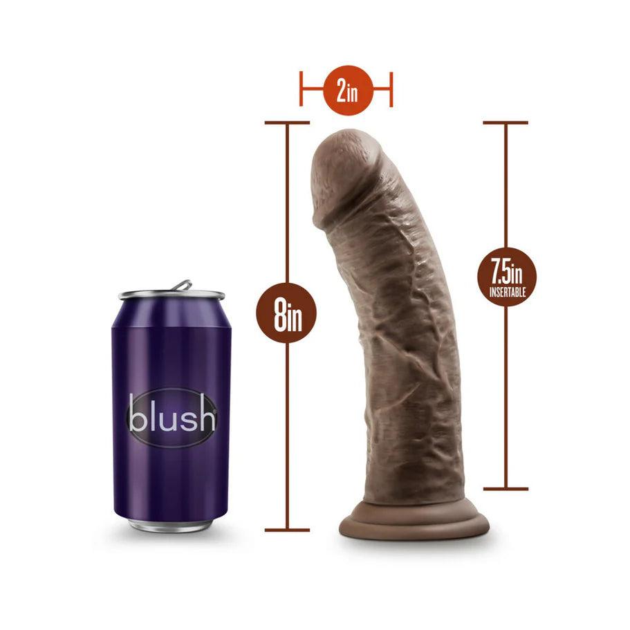 Blush Dr. Skin Plus Thick 8 in. Triple Density Posable Dildo with Suction Cup - Buy At Luxury Toy X - Free 3-Day Shipping