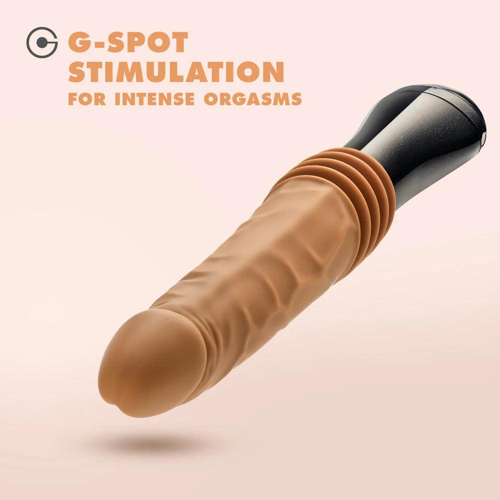 Blush Dr. Skin Silicone Dr. Arthur Thrusting Gyrating Vibrating Dildo - Buy At Luxury Toy X - Free 3-Day Shipping