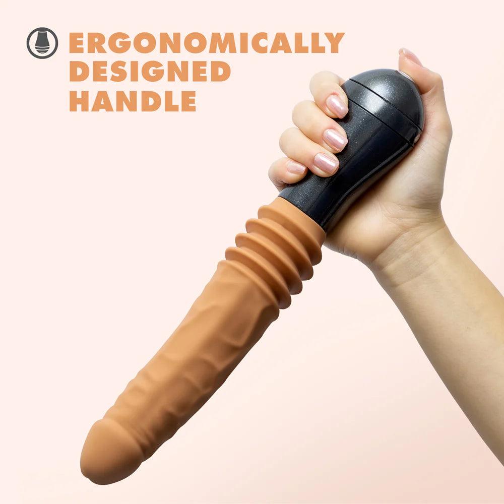 Blush Dr. Skin Silicone Dr. Arthur Thrusting Gyrating Vibrating Dildo - Buy At Luxury Toy X - Free 3-Day Shipping