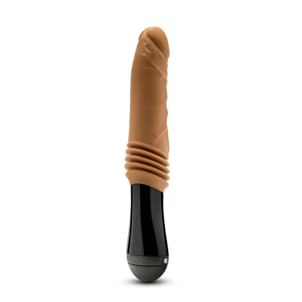 Blush Dr. Skin Silicone Dr. Arthur Thrusting Gyrating Vibrating Dildo - Buy At Luxury Toy X - Free 3-Day Shipping