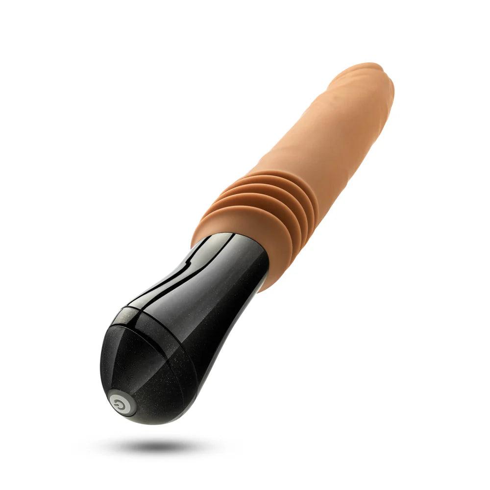 Blush Dr. Skin Silicone Dr. Arthur Thrusting Gyrating Vibrating Dildo - Buy At Luxury Toy X - Free 3-Day Shipping