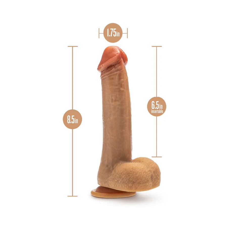 Blush Dr. Skin Silicone Dr. Phillips Thrusting Dildo 8.5 in. - Buy At Luxury Toy X - Free 3-Day Shipping