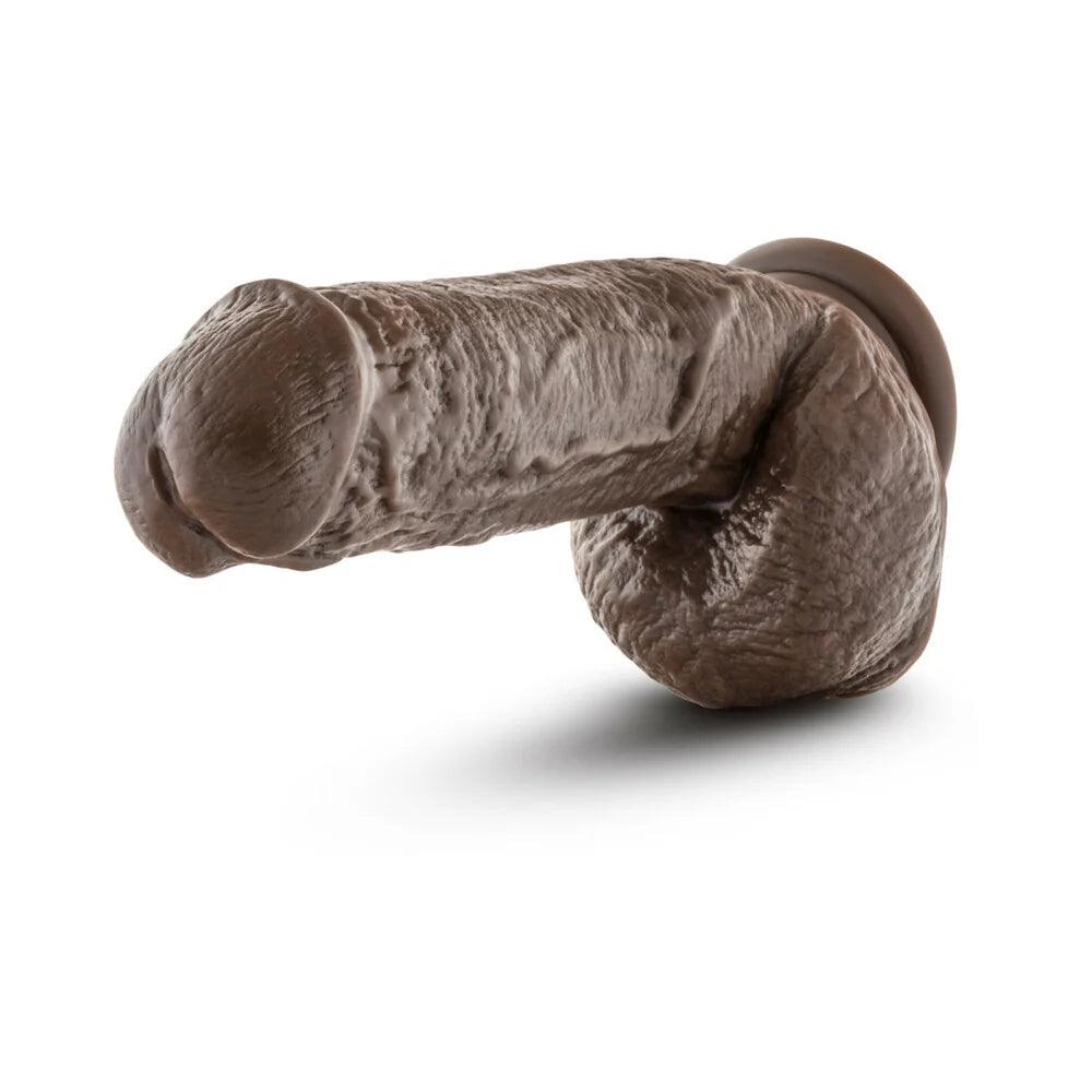 Blush Dr. Skin Silver Collection Mr. D Dildo with Balls and Suction Cup 8.5in - Buy At Luxury Toy X - Free 3-Day Shipping