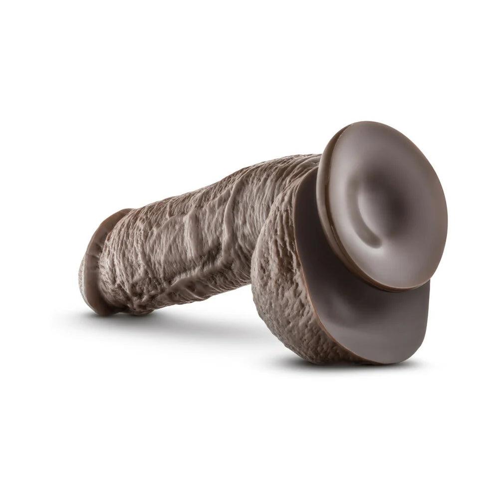 Blush Dr. Skin Silver Collection Mr. D Dildo with Balls and Suction Cup 8.5in - Buy At Luxury Toy X - Free 3-Day Shipping