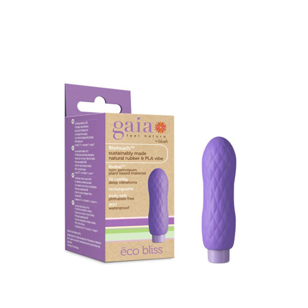 Blush Gaia Eco Bliss Rechargeable Plant Based Vibrator - Lilac - Buy At Luxury Toy X - Free 3-Day Shipping