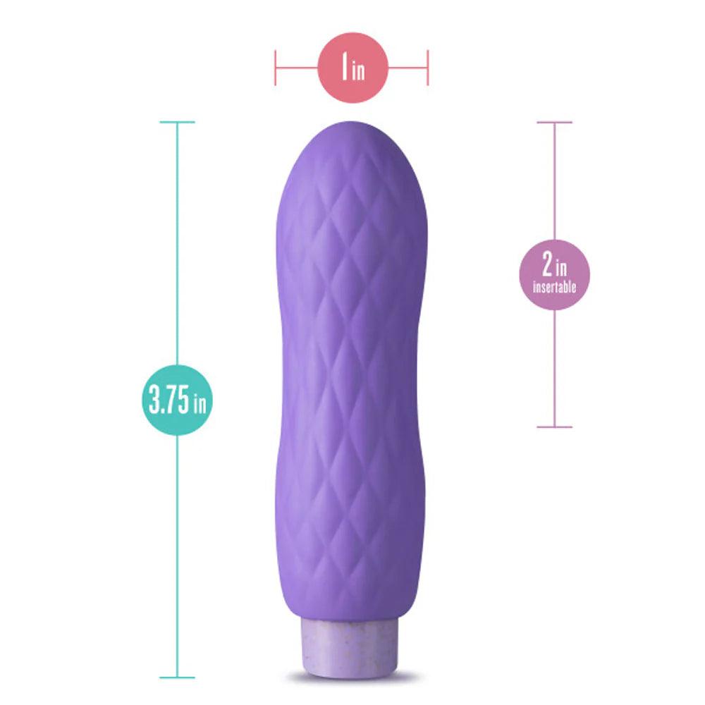 Blush Gaia Eco Bliss Rechargeable Plant Based Vibrator - Lilac - Buy At Luxury Toy X - Free 3-Day Shipping
