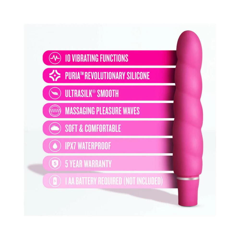 Blush Luxe Anastasia Silicone Slimline Vibrator - Buy At Luxury Toy X - Free 3-Day Shipping