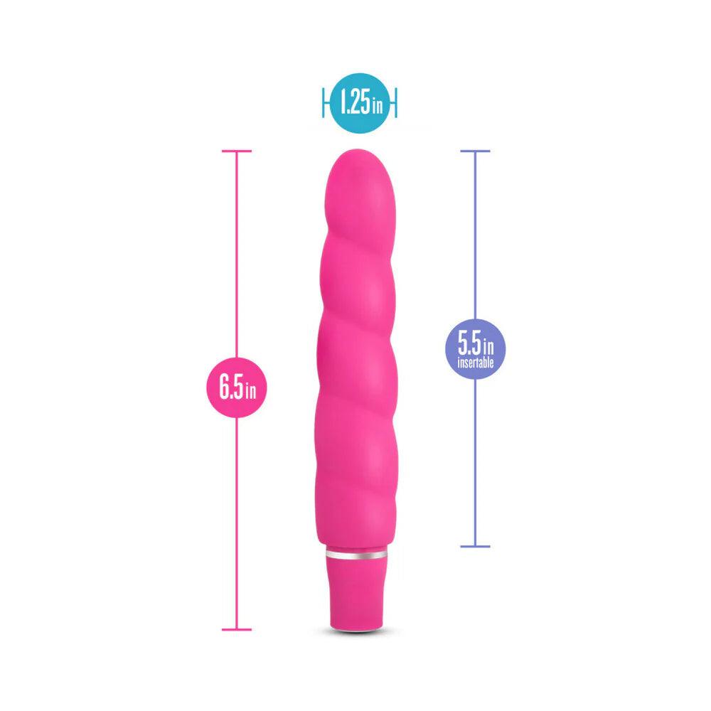 Blush Luxe Anastasia Silicone Slimline Vibrator - Buy At Luxury Toy X - Free 3-Day Shipping