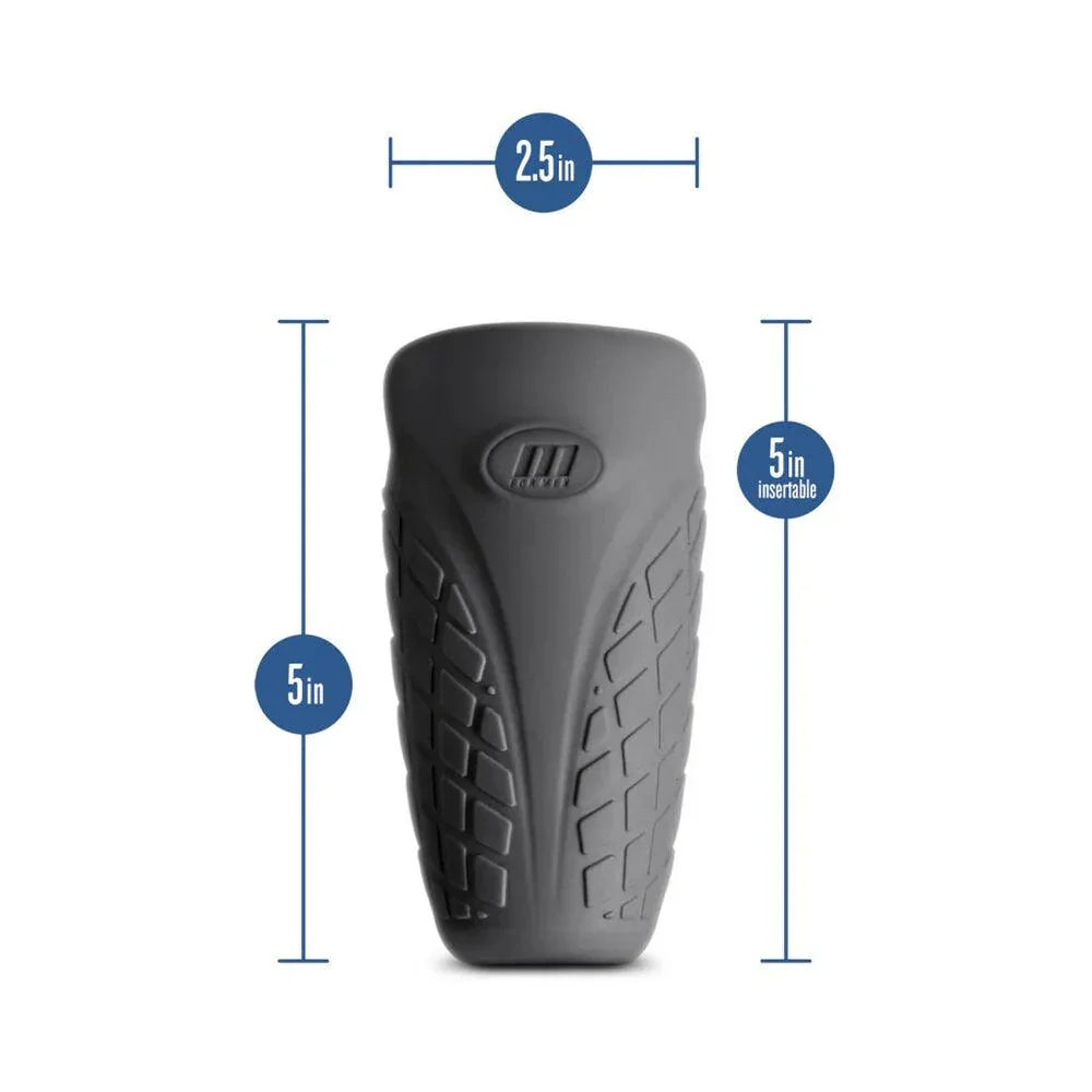Blush M Elite Platinum Gript Silicone Stroker - Buy At Luxury Toy X - Free 3-Day Shipping
