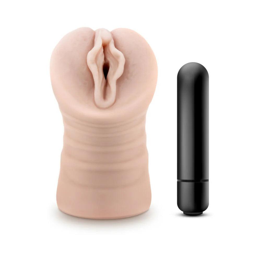 Blush M for Men Ashley Vagina Stroker with Bullet Vibrator - Buy At Luxury Toy X - Free 3-Day Shipping