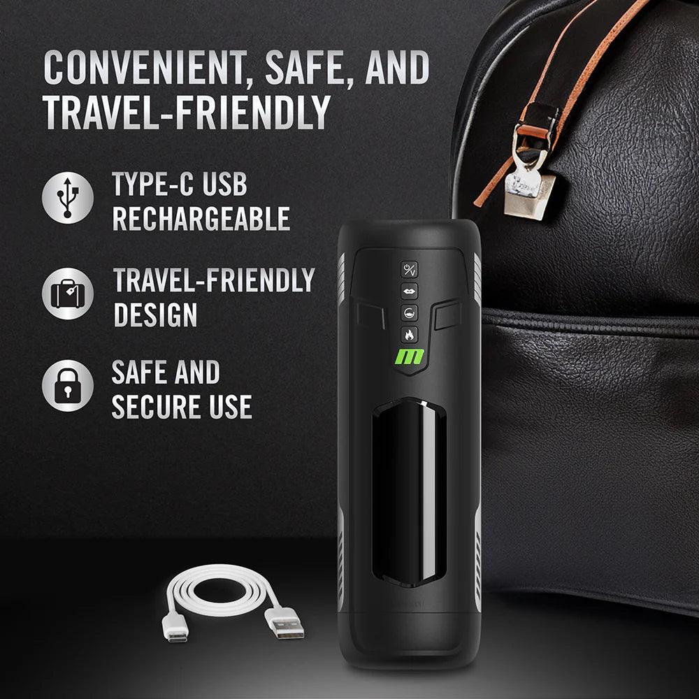Blush M for Men Master Blaster Rechargeable Masturbator - Buy At Luxury Toy X - Free 3-Day Shipping
