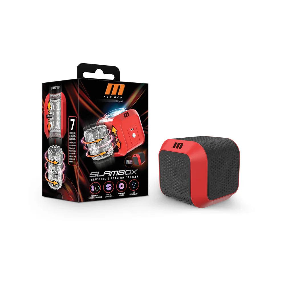 Blush M for Men SlamBox Rechargeable Masturbator - Buy At Luxury Toy X - Free 3-Day Shipping