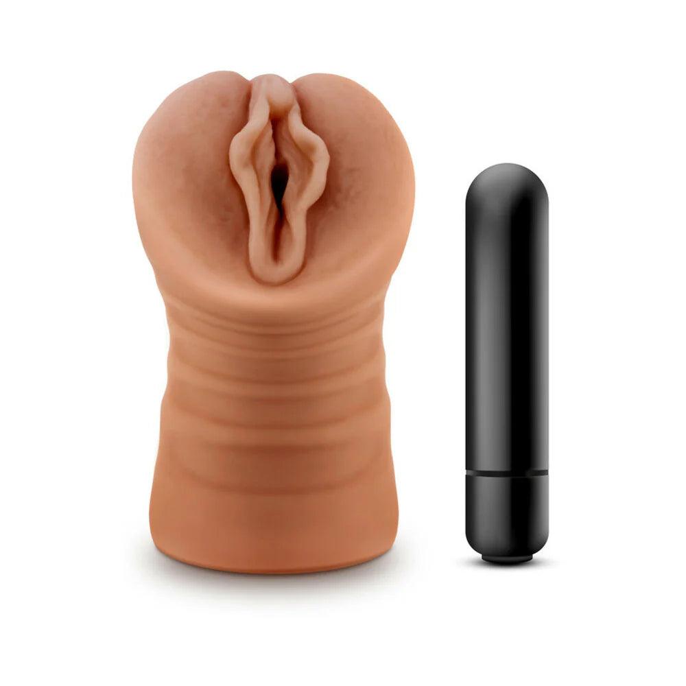 Blush M for Men Sofia Vagina Stroker with Bullet Vibrator - Buy At Luxury Toy X - Free 3-Day Shipping