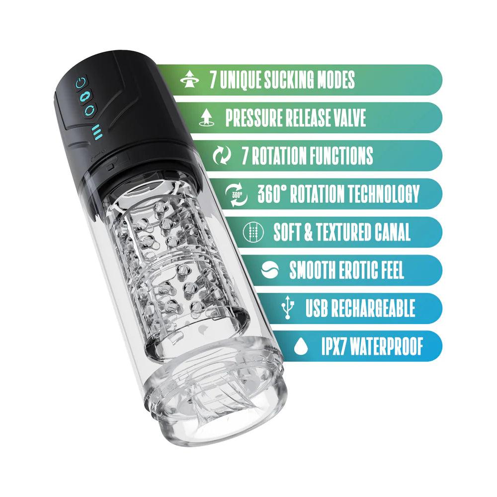 Blush M for Men Whirlwind Pro Rechargeable Masturbator - Buy At Luxury Toy X - Free 3-Day Shipping