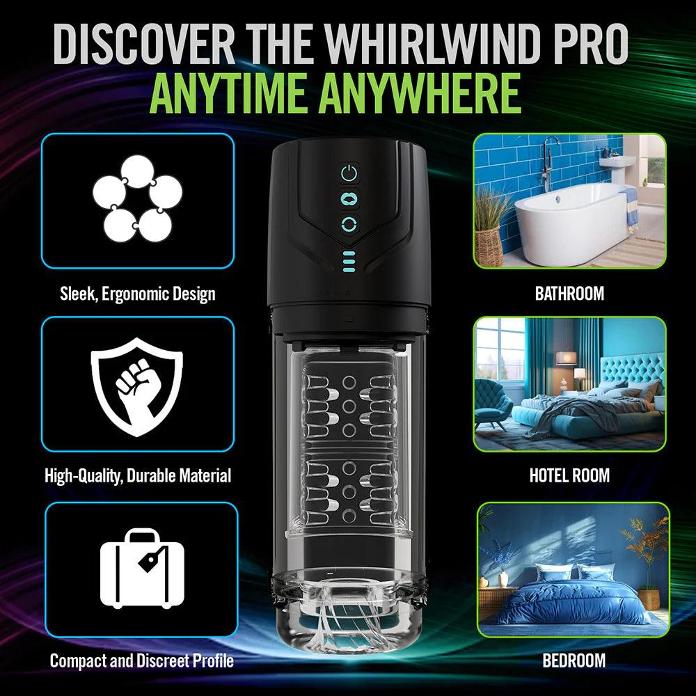 Blush M for Men Whirlwind Pro Rechargeable Masturbator - Buy At Luxury Toy X - Free 3-Day Shipping