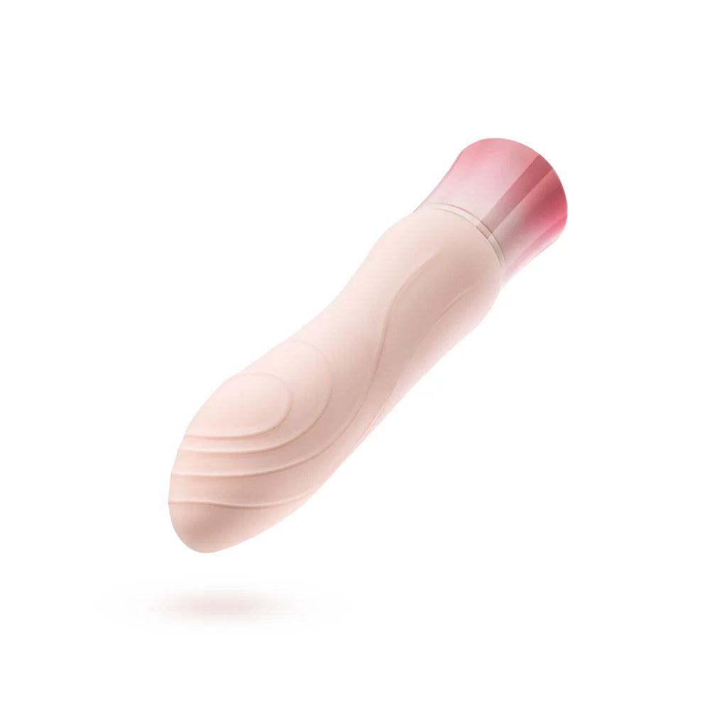 Blush Oh My Gem Elegant Rechargeable Warming Textured Silicone G-Spot Vibrator Morganite - Buy At Luxury Toy X - Free 3-Day Shipping