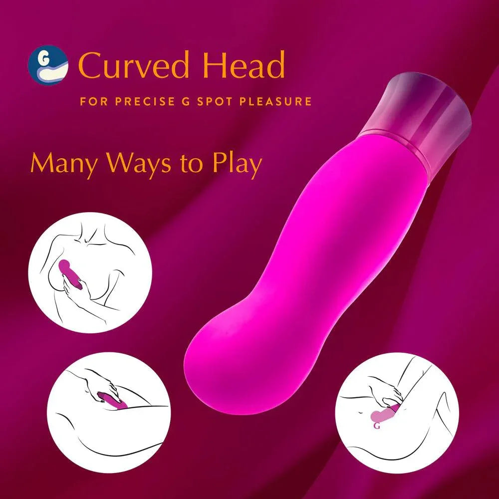 Blush Oh My Gem Exclusive Rechargeable Silicone G-Spot Vibrator - Buy At Luxury Toy X - Free 3-Day Shipping