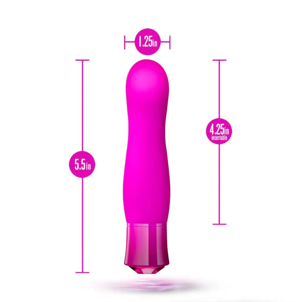 Blush Oh My Gem Exclusive Rechargeable Silicone G-Spot Vibrator - Buy At Luxury Toy X - Free 3-Day Shipping