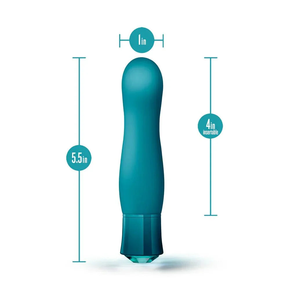 Blush Oh My Gem Fierce Rechargeable Warming Silicone G-Spot Vibrator - Buy At Luxury Toy X - Free 3-Day Shipping