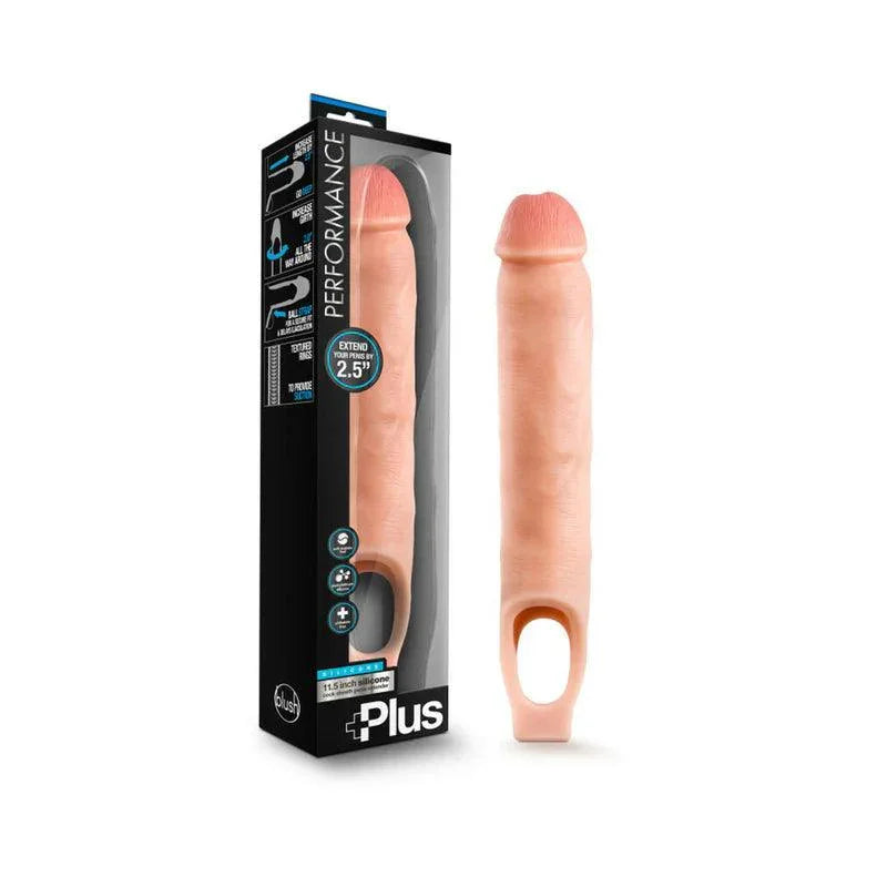 Blush Performance Plus 11.5 in. Silicone Cock Sheath Penis Extender Sling - Buy At Luxury Toy X - Free 3-Day Shipping