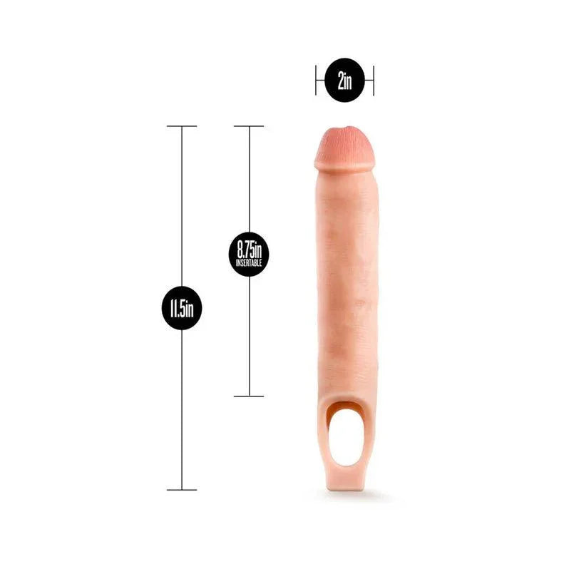 Blush Performance Plus 11.5 in. Silicone Cock Sheath Penis Extender Sling - Buy At Luxury Toy X - Free 3-Day Shipping