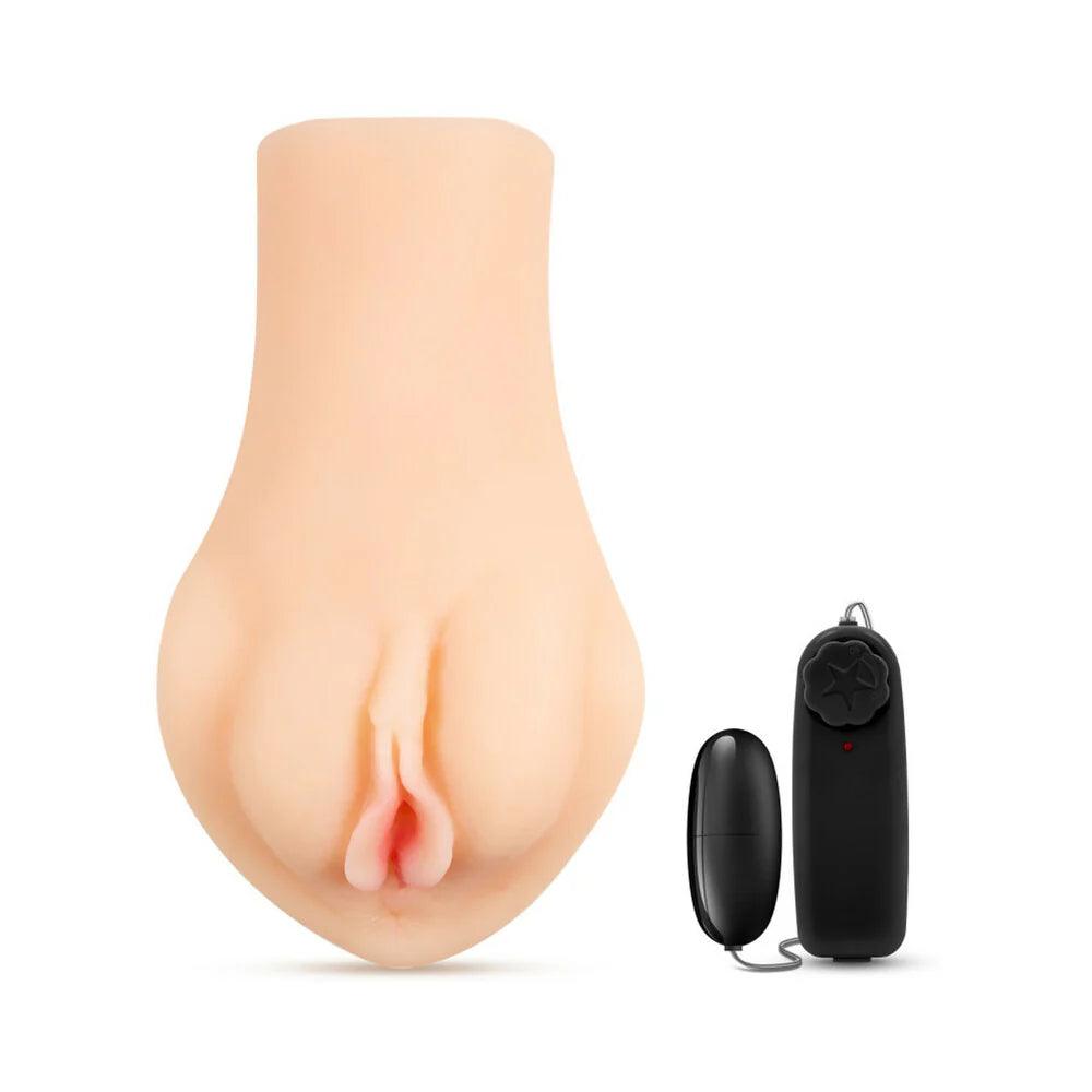 Blush X5 Men Honey Pot Vagina Stroker with Remote-Controlled Bullet Vibrator - Buy At Luxury Toy X - Free 3-Day Shipping